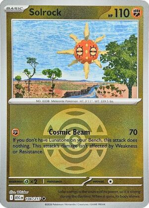 Solrock (Dusk Ball) - 106/217: ME: Ascended Heroes