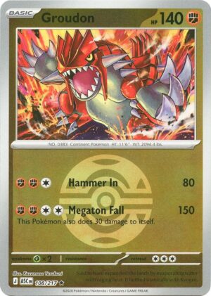 Groudon (Dusk Ball) - 108/217: ME: Ascended Heroes