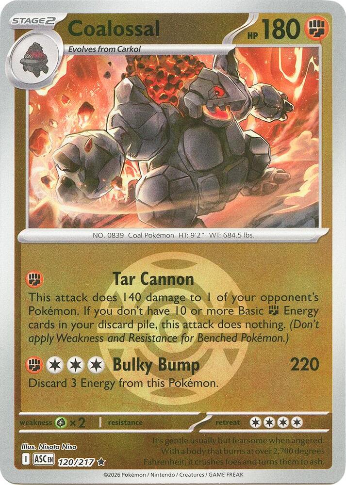 Coalossal (Dusk Ball) - 120/217: ME: Ascended Heroes