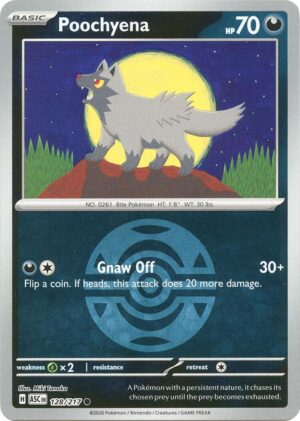Poochyena (Dusk Ball) - 128/217: ME: Ascended Heroes
