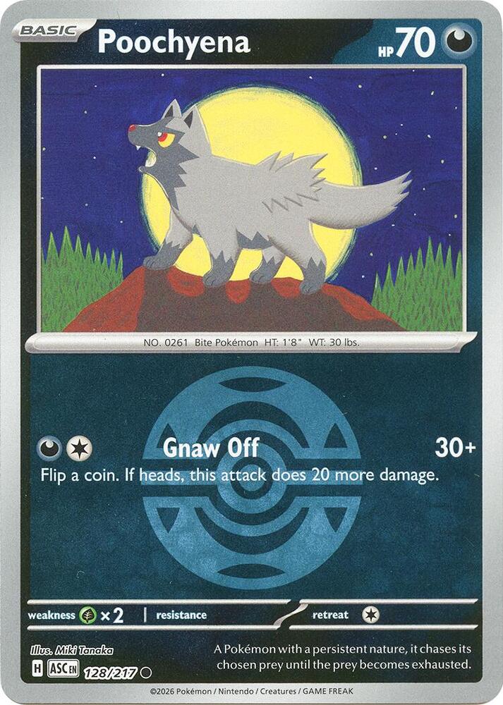 Poochyena (Dusk Ball) - 128/217: ME: Ascended Heroes