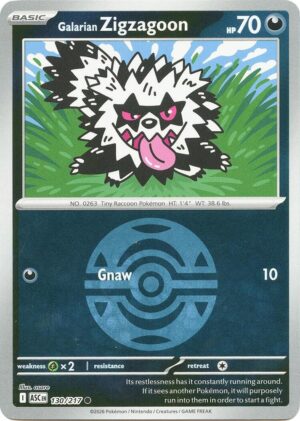 Galarian Zigzagoon (Dusk Ball) - 130/217: ME: Ascended Heroes