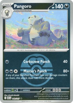 Pangoro (Love Ball) - 140/217: ME: Ascended Heroes
