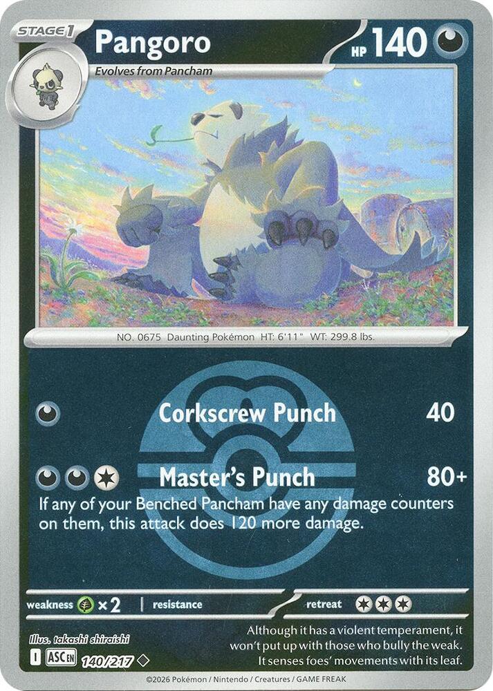 Pangoro (Love Ball) - 140/217: ME: Ascended Heroes