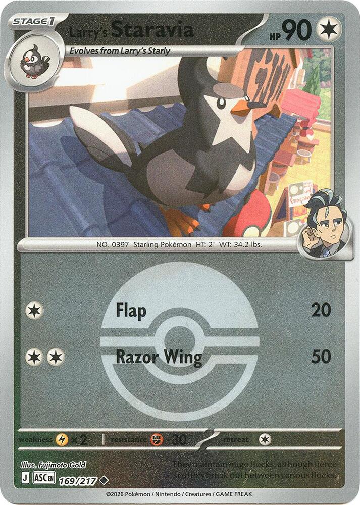 Larry's Staravia (Poke Ball) - 169/217: ME: Ascended Heroes