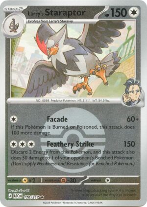 Larry's Staraptor - 170/217 (Poke Ball) - 170/217: ME: Ascended Heroes