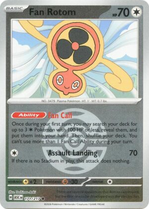 Fan Rotom - 171/217 (Dusk Ball) - 171/217: ME: Ascended Heroes