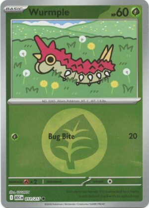 Wurmple (Energy Symbol Pattern) - 011/217: ME: Ascended Heroes