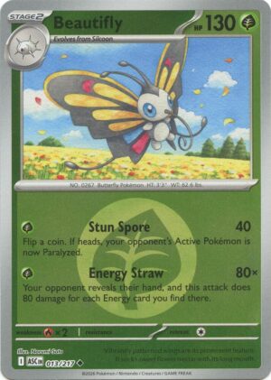 Beautifly - 013/217 (Energy Symbol Pattern) - 013/217: ME: Ascended Heroes