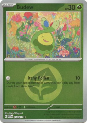Budew - 016/217 (Energy Symbol Pattern) - 016/217: ME: Ascended Heroes