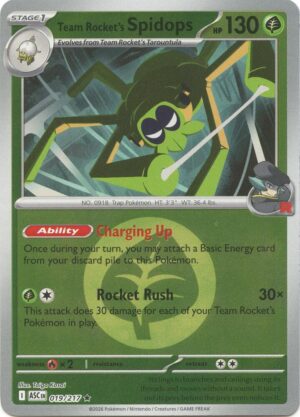 Team Rocket's Spidops (Energy Symbol Pattern) - 019/217: ME: Ascended Heroes