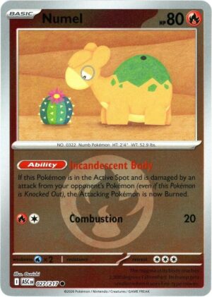 Numel - 027/217 (Energy Symbol Pattern) - 027/217: ME: Ascended Heroes