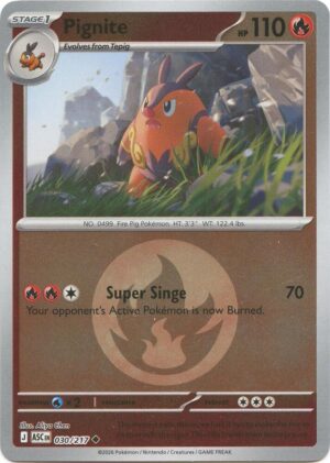 Pignite (Energy Symbol Pattern) - 030/217: ME: Ascended Heroes