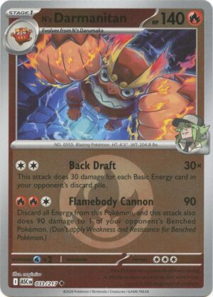 N's Darmanitan (Energy Symbol Pattern) - 033/217: ME: Ascended Heroes