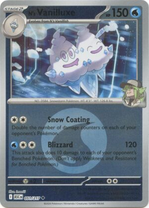 N's Vanilluxe (Energy Symbol Pattern) - 051/217: ME: Ascended Heroes