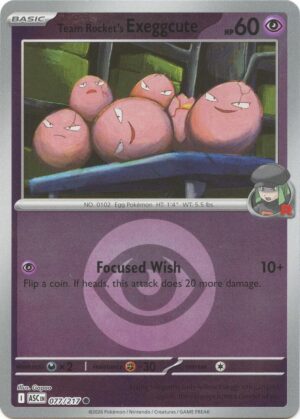 Team Rocket's Exeggcute (Energy Symbol Pattern) - 077/217: ME: Ascended Heroes