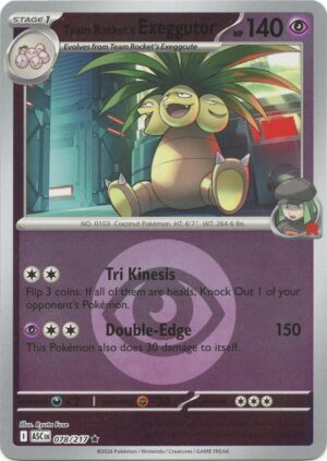 Team Rocket's Exeggutor (Energy Symbol Pattern) - 078/217: ME: Ascended Heroes