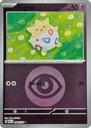 Togepi (Energy Symbol Pattern) - 080/217: ME: Ascended Heroes