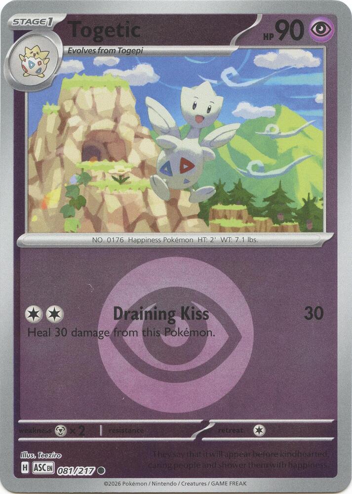 Togetic (Energy Symbol Pattern) - 081/217: ME: Ascended Heroes