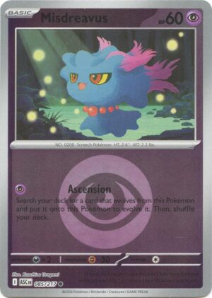 Misdreavus - 085/217 (Energy Symbol Pattern) - 085/217: ME: Ascended Heroes
