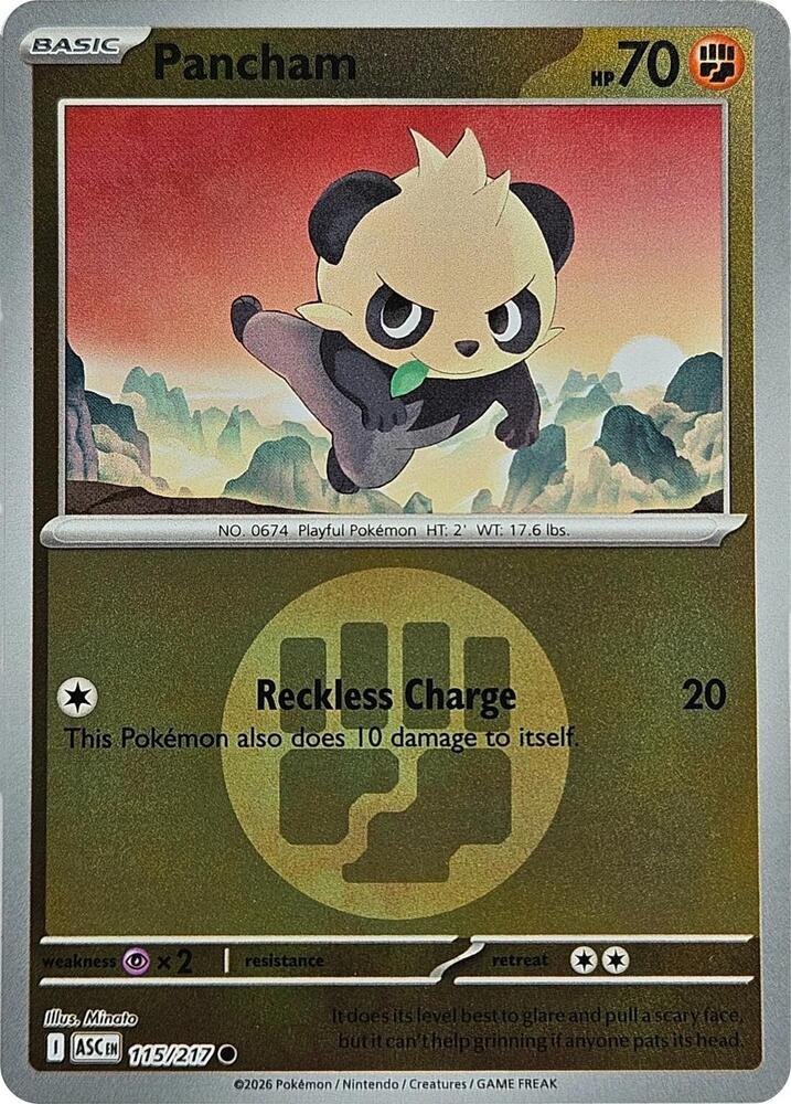 Pancham (Energy Symbol Pattern) - 115/217: ME: Ascended Heroes