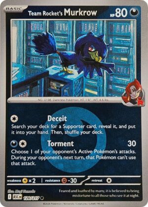 Team Rocket's Murkrow (Energy Symbol Pattern) - 126/217: ME: Ascended Heroes