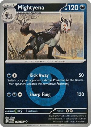 Mightyena - 129/217 (Energy Symbol Pattern) - 129/217: ME: Ascended Heroes