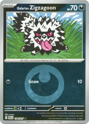 Galarian Zigzagoon (Energy Symbol Pattern) - 130/217: ME: Ascended Heroes