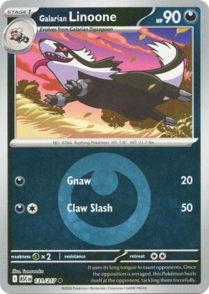 Galarian Linoone (Energy Symbol Pattern) - 131/217: ME: Ascended Heroes