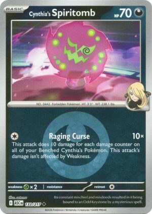 Cynthia's Spiritomb - 133/217 (Energy Symbol Pattern) - 133/217: ME: Ascended Heroes