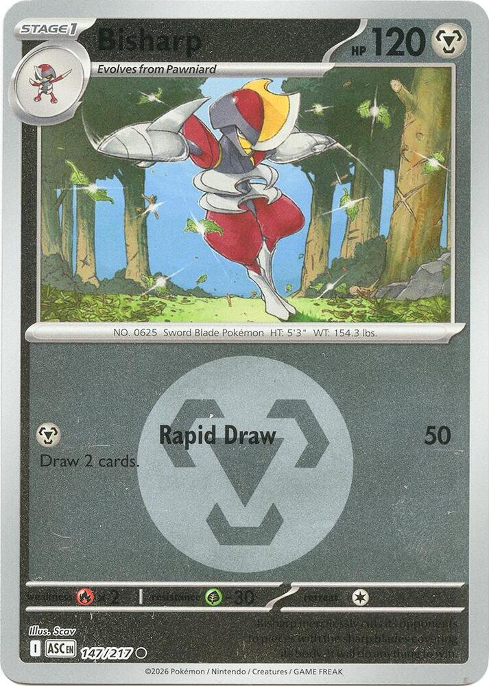 Bisharp (Energy Symbol Pattern) - 147/217: ME: Ascended Heroes