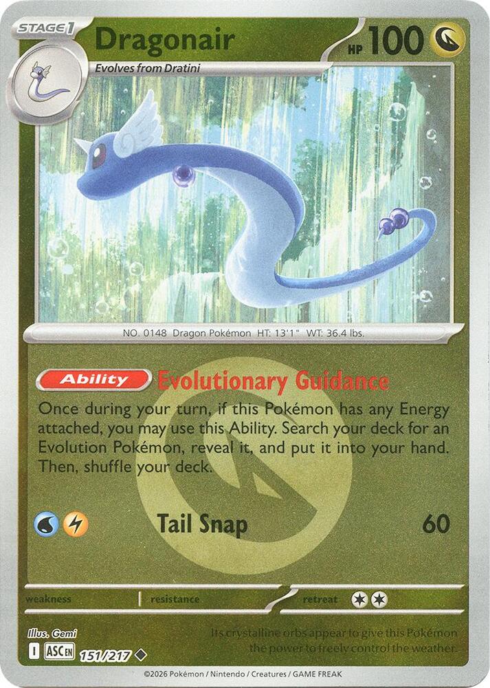 Dragonair (Energy Symbol Pattern) - 151/217: ME: Ascended Heroes