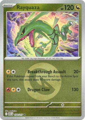 Rayquaza (Energy Symbol Pattern) - 153/217: ME: Ascended Heroes