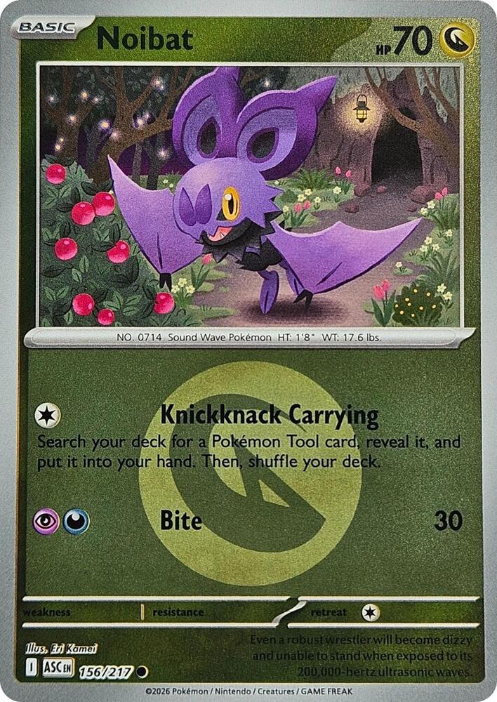 Noibat (Energy Symbol Pattern) - 156/217: ME: Ascended Heroes
