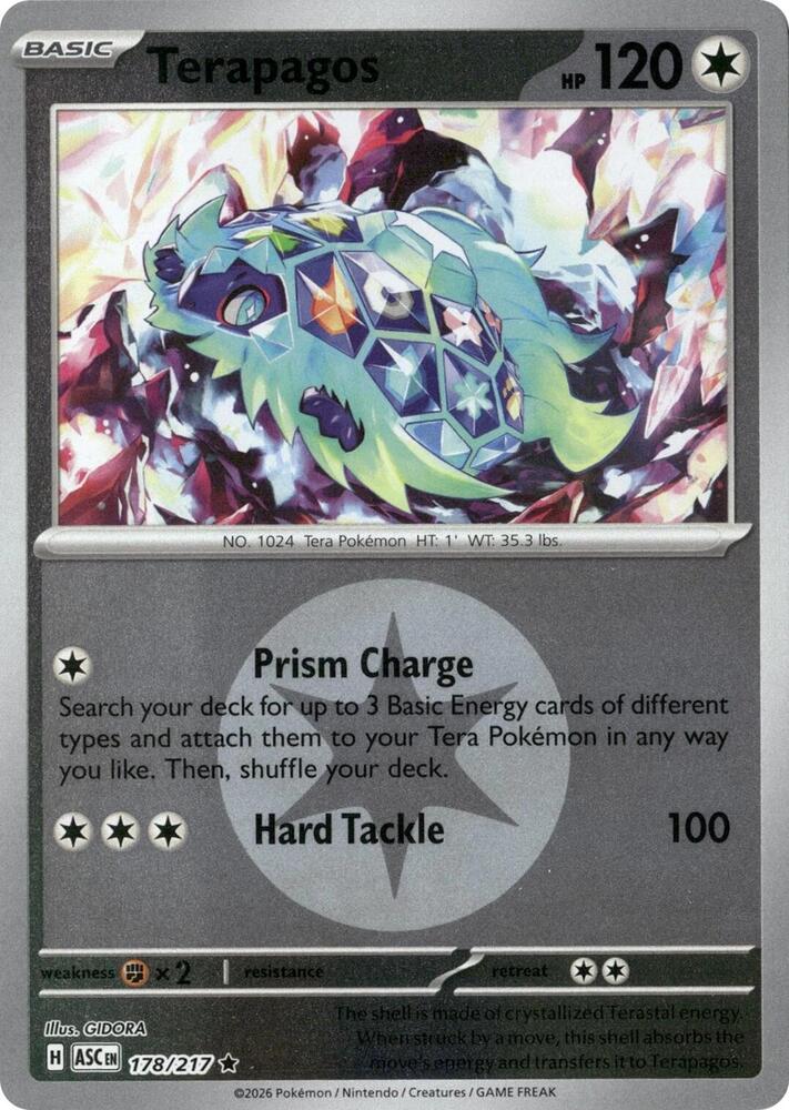 Terapagos (Energy Symbol Pattern) - 178/217: ME: Ascended Heroes