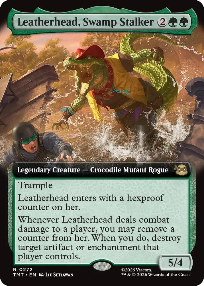 Leatherhead, Swamp Stalker (Extended Art) - 272: Teenage Mutant Ninja Turtles