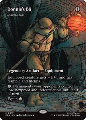 Donnie's Bo - Shadowspear (Borderless) - 17: Teenage Mutant Ninja Turtles Source Material