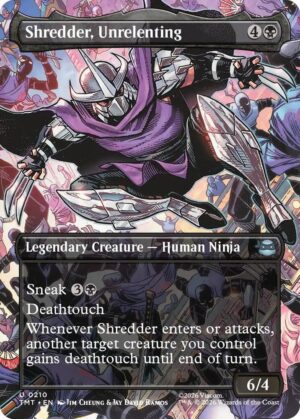 Shredder, Unrelenting (Borderless) - 210: Teenage Mutant Ninja Turtles