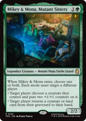 Mikey & Mona, Mutant Sitters - 125: Commander: Teenage Mutant Ninja Turtles