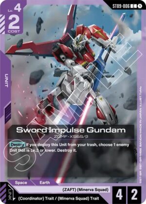 Sword Impulse Gundam - ST09-006: Starter Deck 09: Destiny Ignition