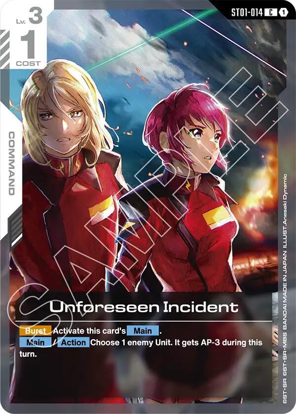 Unforeseen Incident - ST01-014: Starter Deck 09: Destiny Ignition