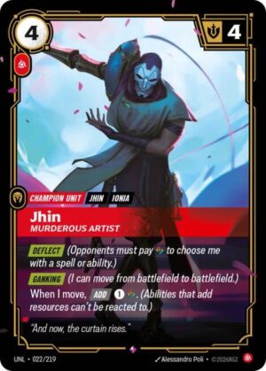 Jhin - Murderous Artist - 022/219: Unleashed