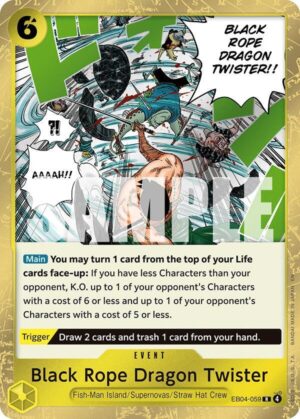 Black Rope Dragon Twister - EB04-059: Adventure on Kami's Island