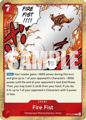 Fire Fist - OP15-020: Adventure on Kami's Island