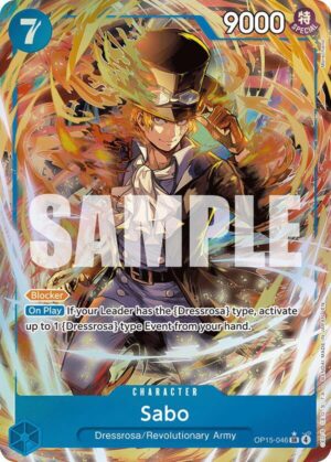 Sabo (Alternate Art) - OP15-046: Adventure on Kami's Island