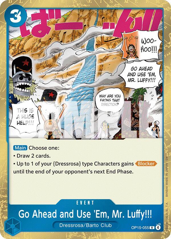 Go Ahead and Use 'Em, Mr. Luffy!!! - OP15-055: Adventure on Kami's Island