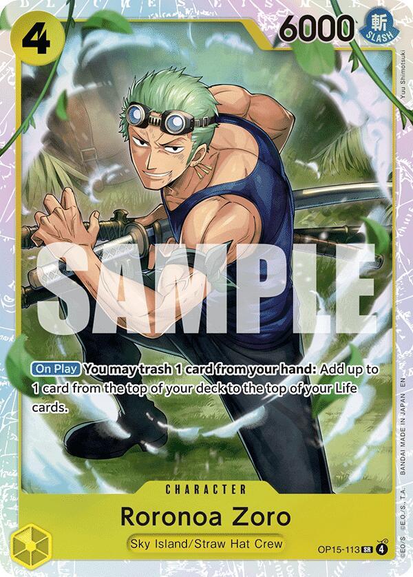 Roronoa Zoro (OP15-113) - OP15-113: Adventure on Kami's Island