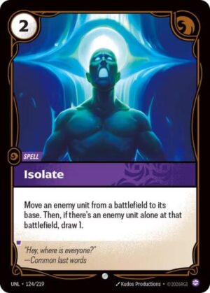 Isolate - 124/219: Unleashed