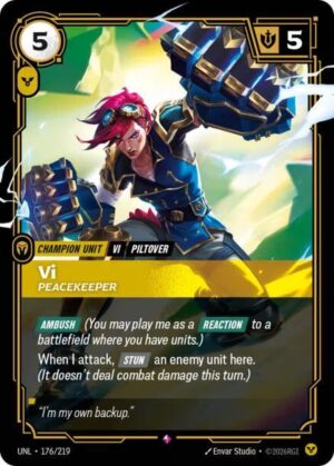 Vi - Peacekeeper - 176/219: Unleashed