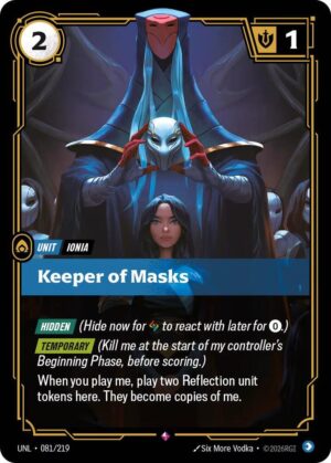 Keeper of Masks - 081/219: Unleashed